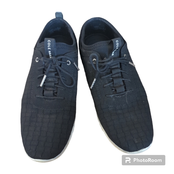 Cole Haan Women's 2.ZERØGRAND Wingtip Oxford Black Size 10 - Picture 3 of 5